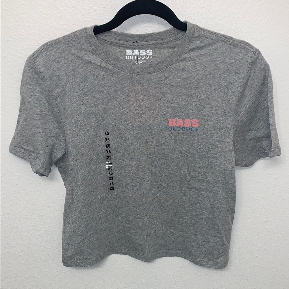 Bass Outdoor Gray Crop Top